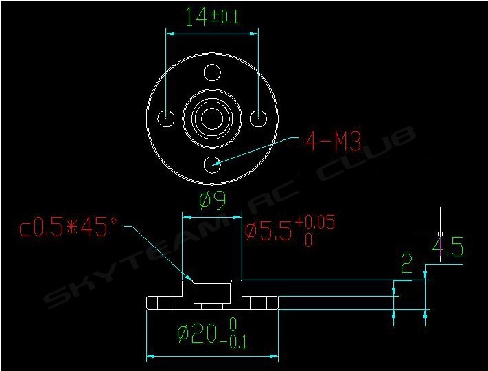 Servo Small disc 25T standard steering gear universal metal steering wheel robot special MG995 MG996 สีทอง