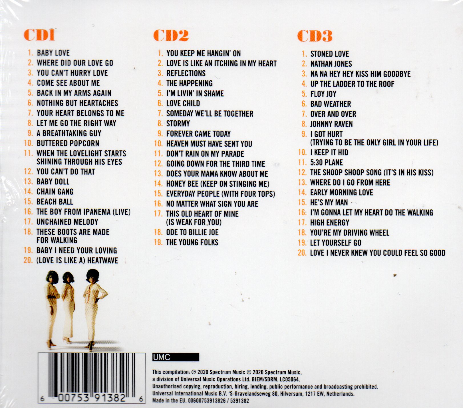 CD,Diana Ross - Essential Diana Ross & The Supremes (3CD)(2020)(EU)