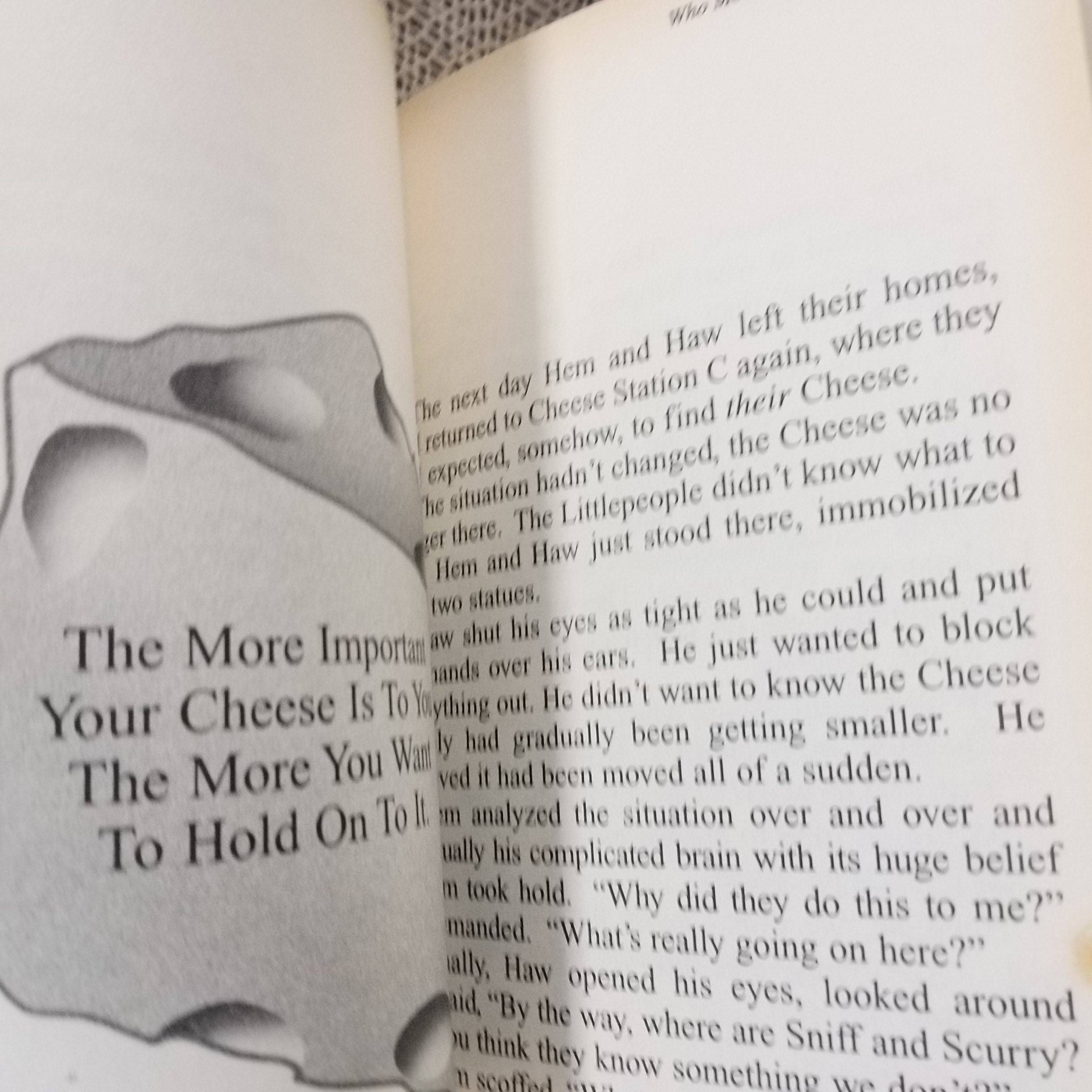 WHO MOVED MY CHEESE? ใครเอาเนยแข็งของฉันไป ผู้เขียน Spencer Johnson (ภาษาอังกฤษ)