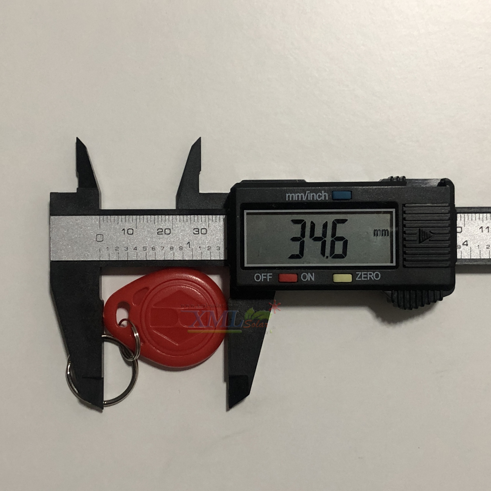 พวงกุญเเจคีย์การ์ด Keytag (Proximity 125Khz.) (เเบบหยดน้ำ ยี่ห้อ mango)(สีแดง)