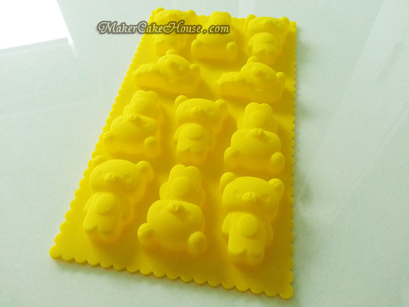 พิมพ์ซิลิโคนหมี Rilakkuma