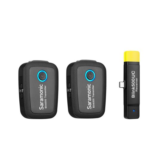 Saramonic Blink500 B6 (TX+TX+RXUC) Dual-Channel Wireless Microphone System with Lavalier Ultracompact (2.4GHz)