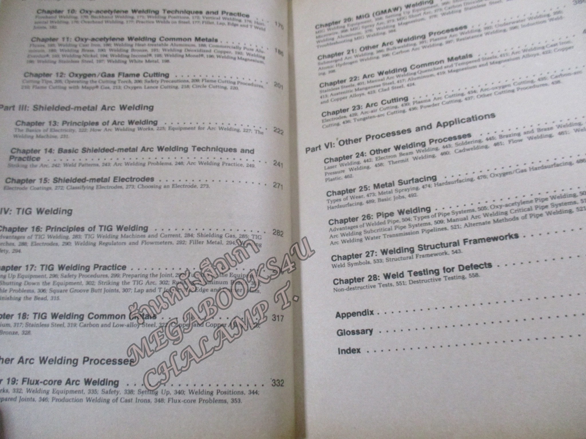 WELDING TECHNOLOGY / GOWER A. KENNEDY / เทคโนโลยี่การเชื่อม