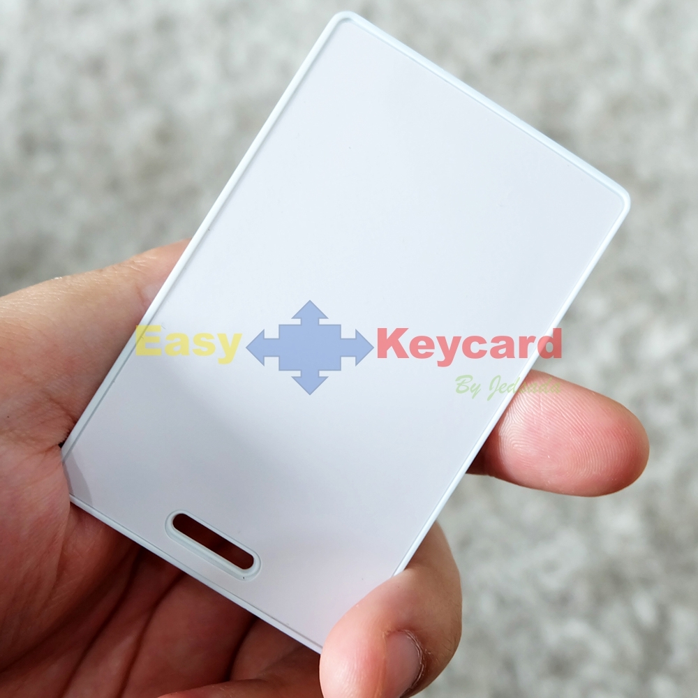 บัตรคีย์การ์ด ชนิด(read&write) เเบบหนา (Proximity 125Khz.)(ใช้สำหรับเครื่อง Copy)