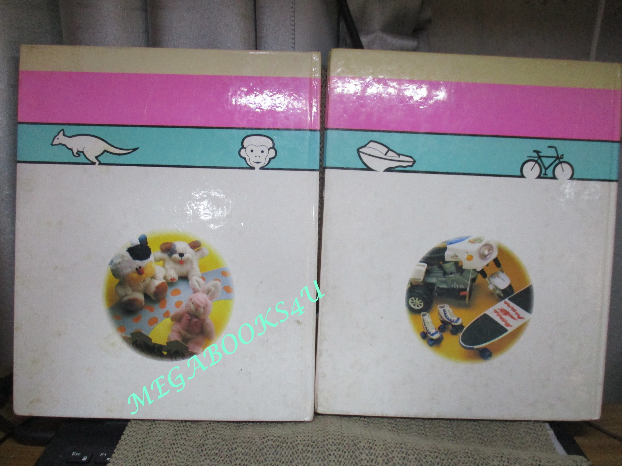 หนังสือ ชุดเรียนรู้ภาษาอังกฤษเบื้องต้นสำหรับเด็ก 2 ภาษา ครบชุด เล่ม01-10 สภาพดี