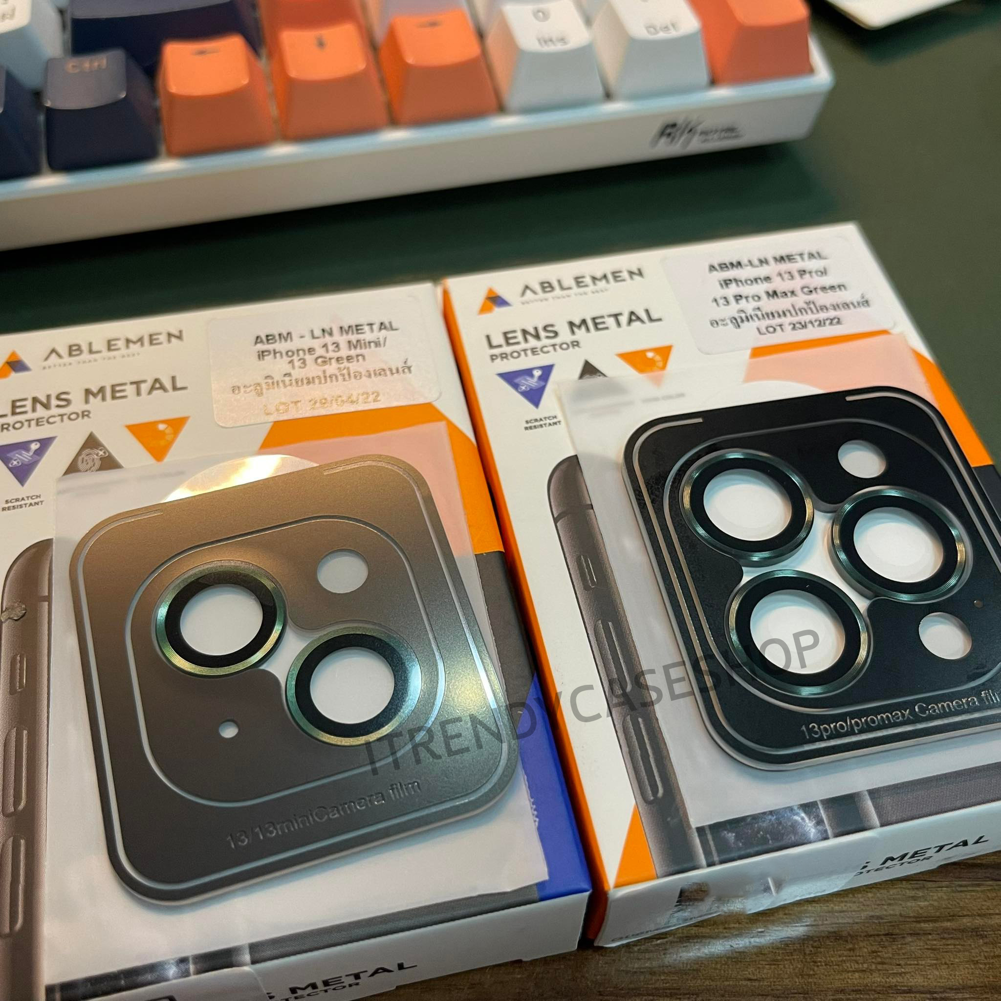 ABLEMEN เลนส์กล้อง Lens Metal Aluminium ใช้สำหรับ iPhone 13 Pro Max iPhone 13 mini ใบกำกับภาษี