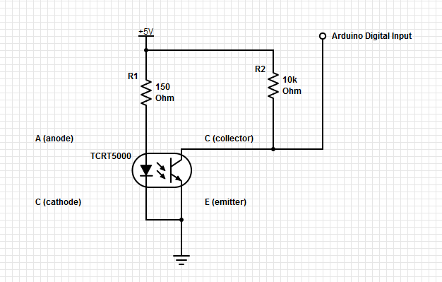 เซ็นเซอร์สวิตช์แสง TCRT5000L TCRT5000 Reflective Infrared Optical Sensor Photoelectric Switches