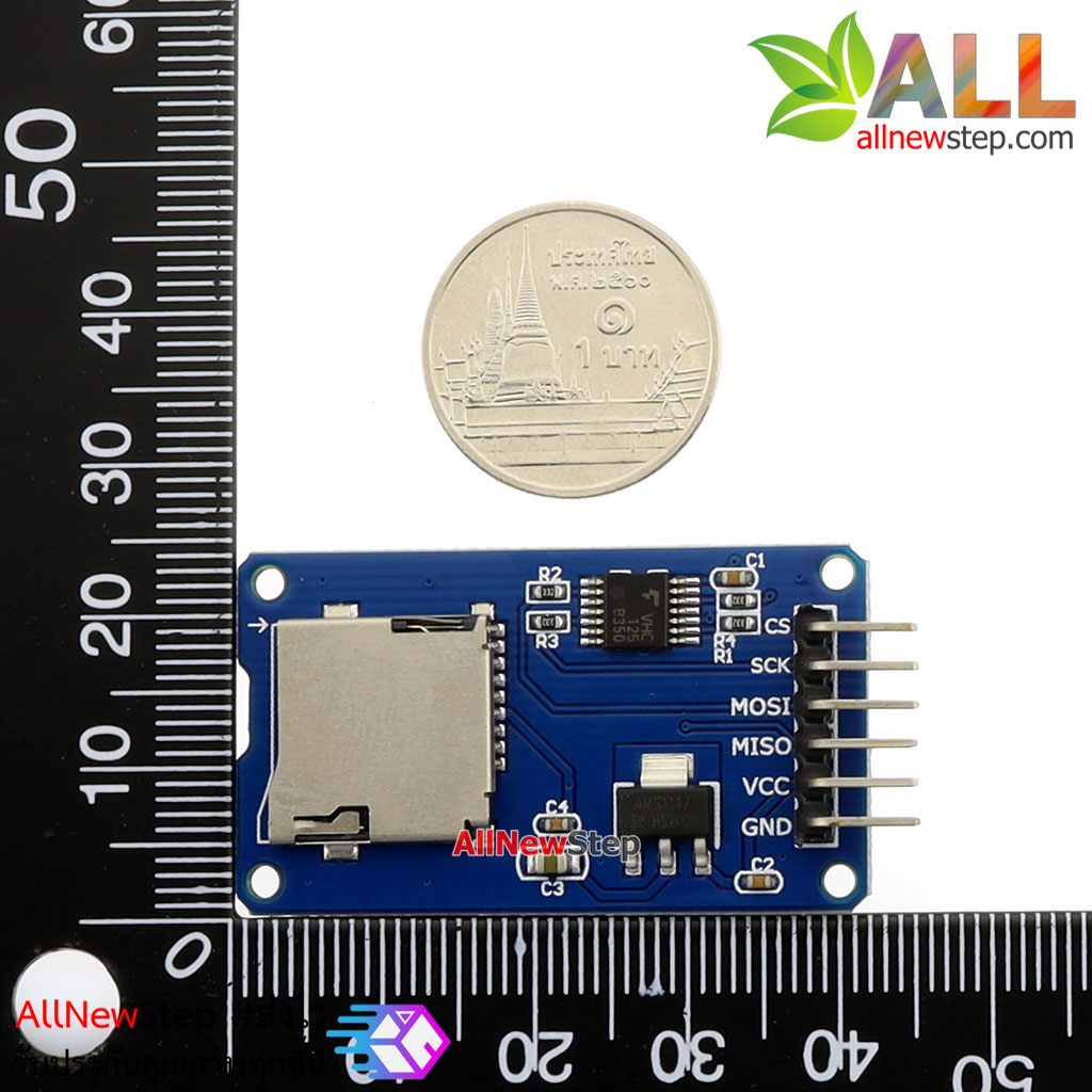 โมดูลบันทึกข้อมูลลง Micro SD Card Micro SD Card Module
