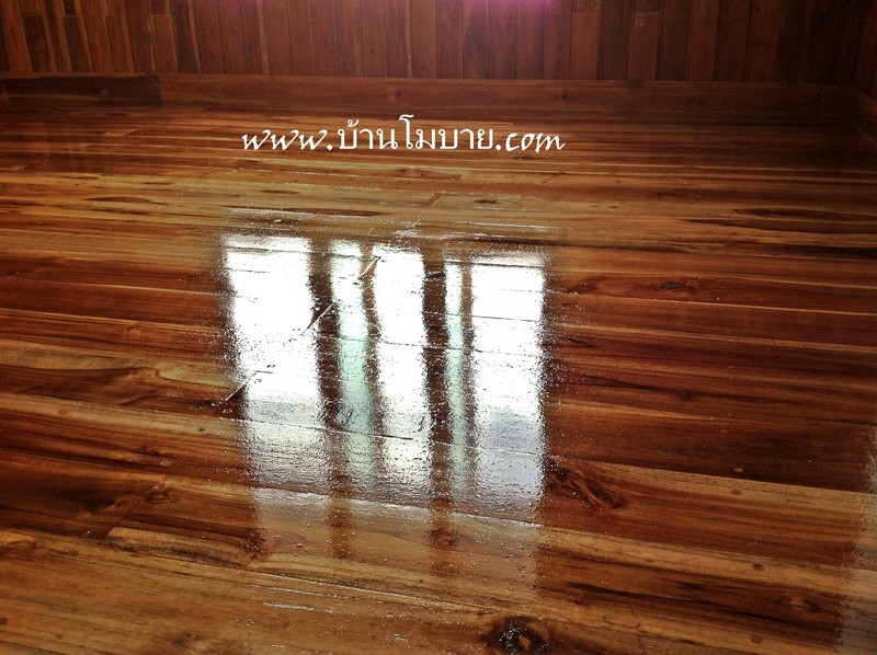 บ้านไม้สัก ขนาด 4*6 เมตร ประตูสไลด์ ทุกบาน (1 ห้องนอน 1 ห้องน้ำ 1 ห้องนั่งเล่น)