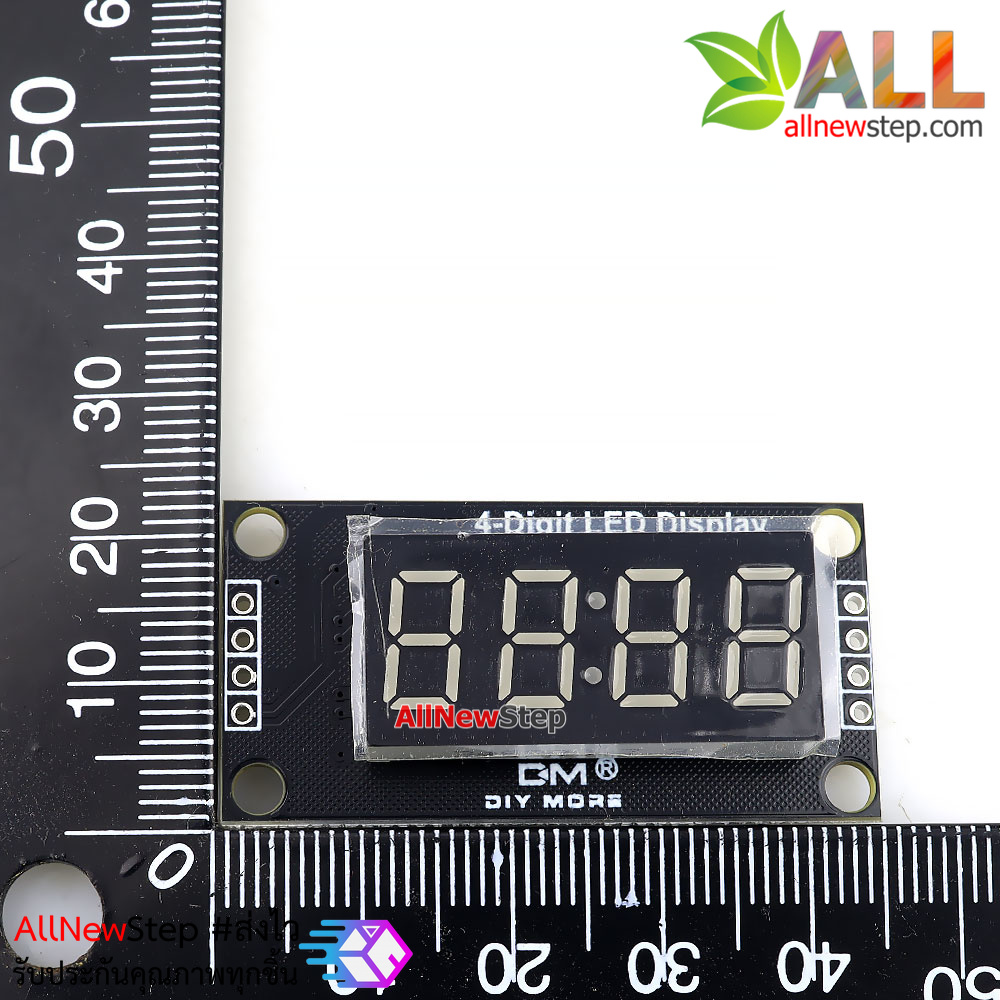 LED Time Clock Module For Arduino 0.36 นิ้ว TM1637 Driver โมดูลแสดงผลแบบนาฬิกา ตัวเลข 4 หลัก จอสีแดง