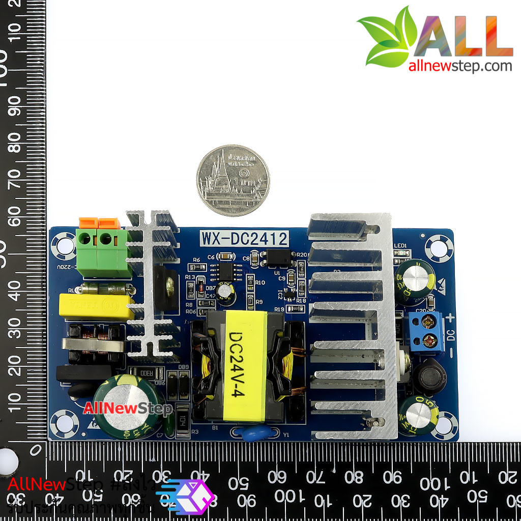 แหล่งจ่ายไฟ 24V 4A Power supply 220V เป็น 24V กระแสสูงสุด 4A
