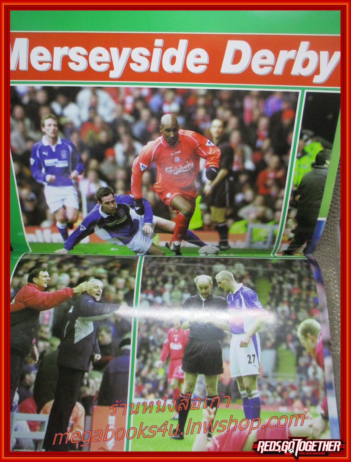 นิตยสารลิเวอร์พูลรายเดือน ฉบับที่79 ปี2545 มีโปสเตอร์ขนาดใหญ่