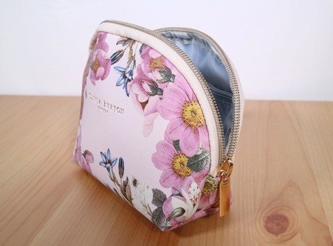OLIVIA BURTON Pouch กระเป๋าเครื่องสำอางลายดอกไม้