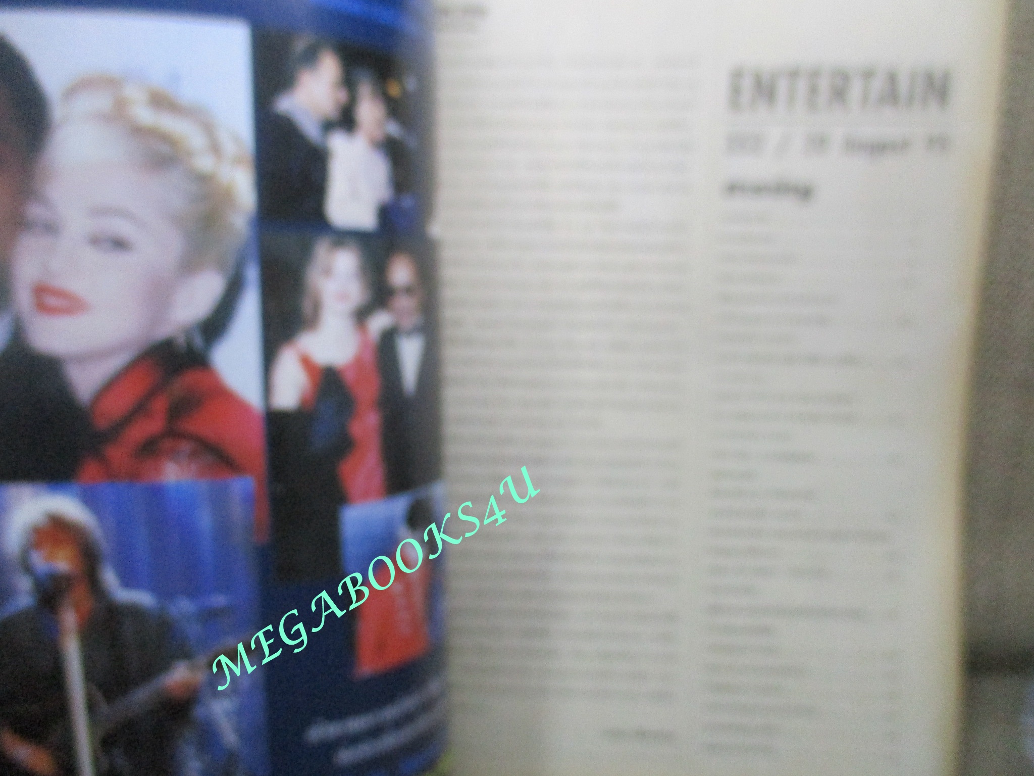 นิตยสารเอนเตอร์เทน Entertain ฉบับที่0352 ปี2538 Species (1995) สายพันธุ์มฤตยู…สวยสูบนรก