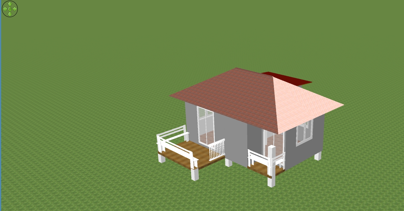 บ้านน็อคดาวน์ ขนาด 4*6 เมตร และมีครัวต่อด้านข้าง ขนาด 3*2 เมตร