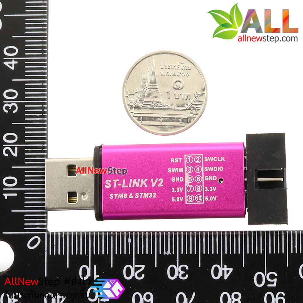 ST-Link V2 stlink Mini STM8 STM32 Programer คละสี