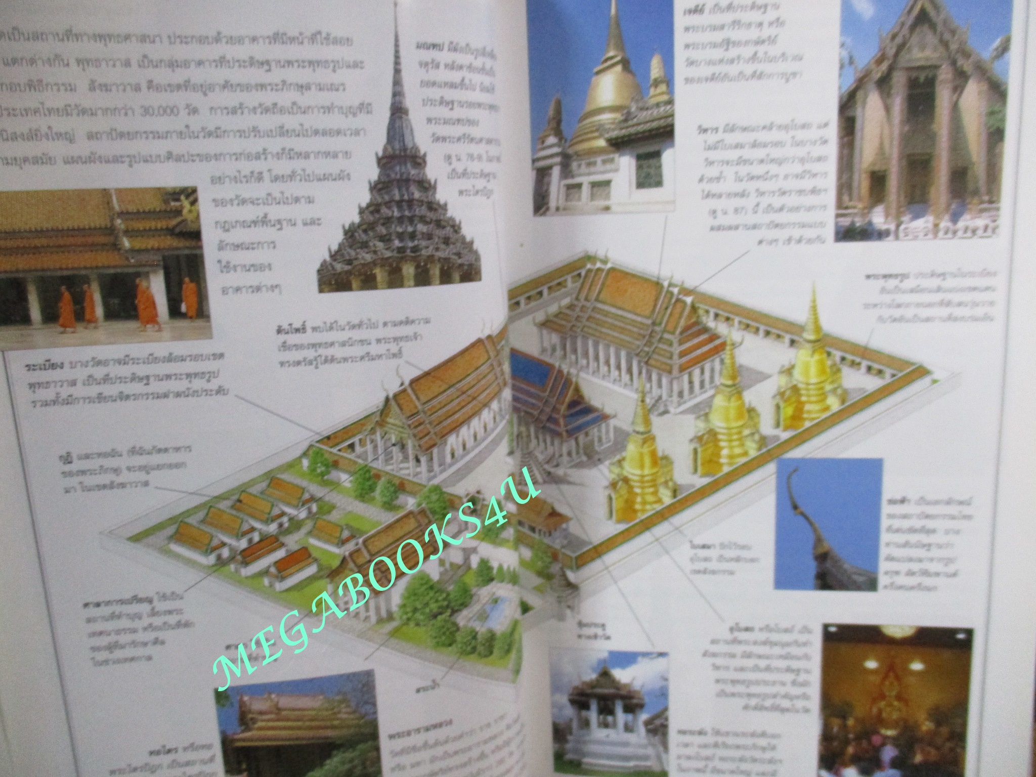 หนังสือ เที่ยวเมืองไทย : รีดเดอร์ส ไดเจสท์ (ปกแข็ง) มีรอยประทับตราห้องสมุดด้านใน 1 ที่เล็กๆ