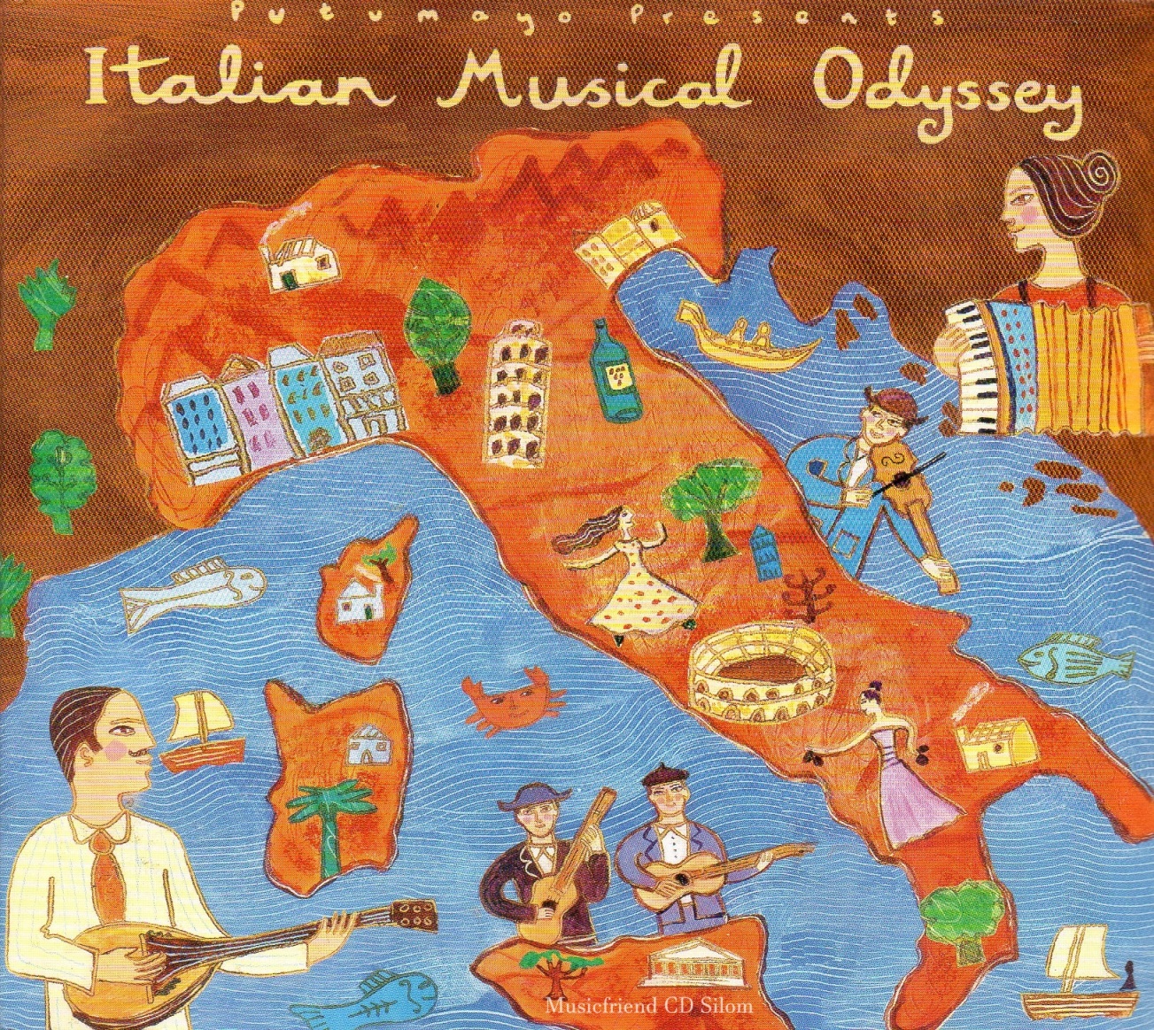 CD,Putumayo Presents - Italian Musical Odyssey (Various Artists)(2000)