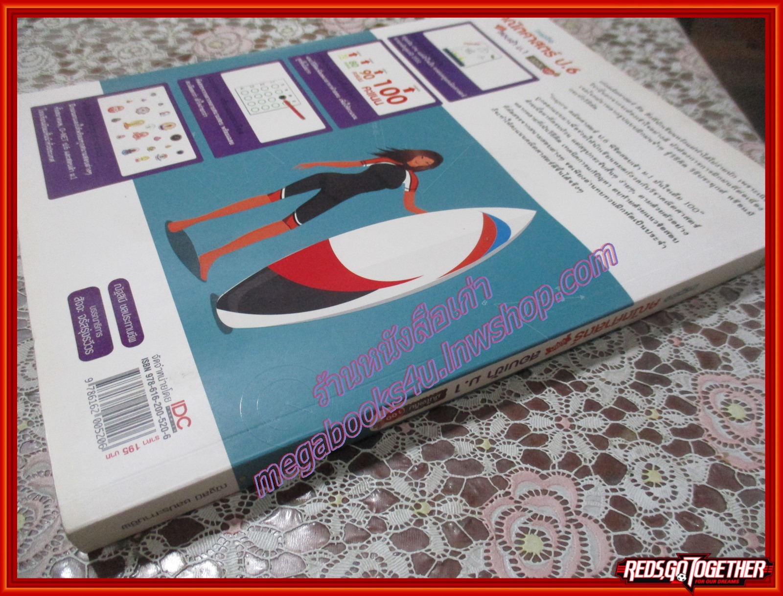 หนังสือ คณิตศาสตร์ ป.6 พิชิต สอบเข้า ม.1 โดย ณัฐสินี ชลประทานชีพ