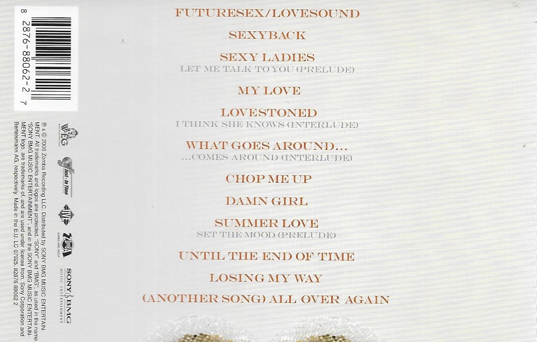 Used CD,Justin Timberlake - Futuresex Lovesounds (B)(2006)(EU)