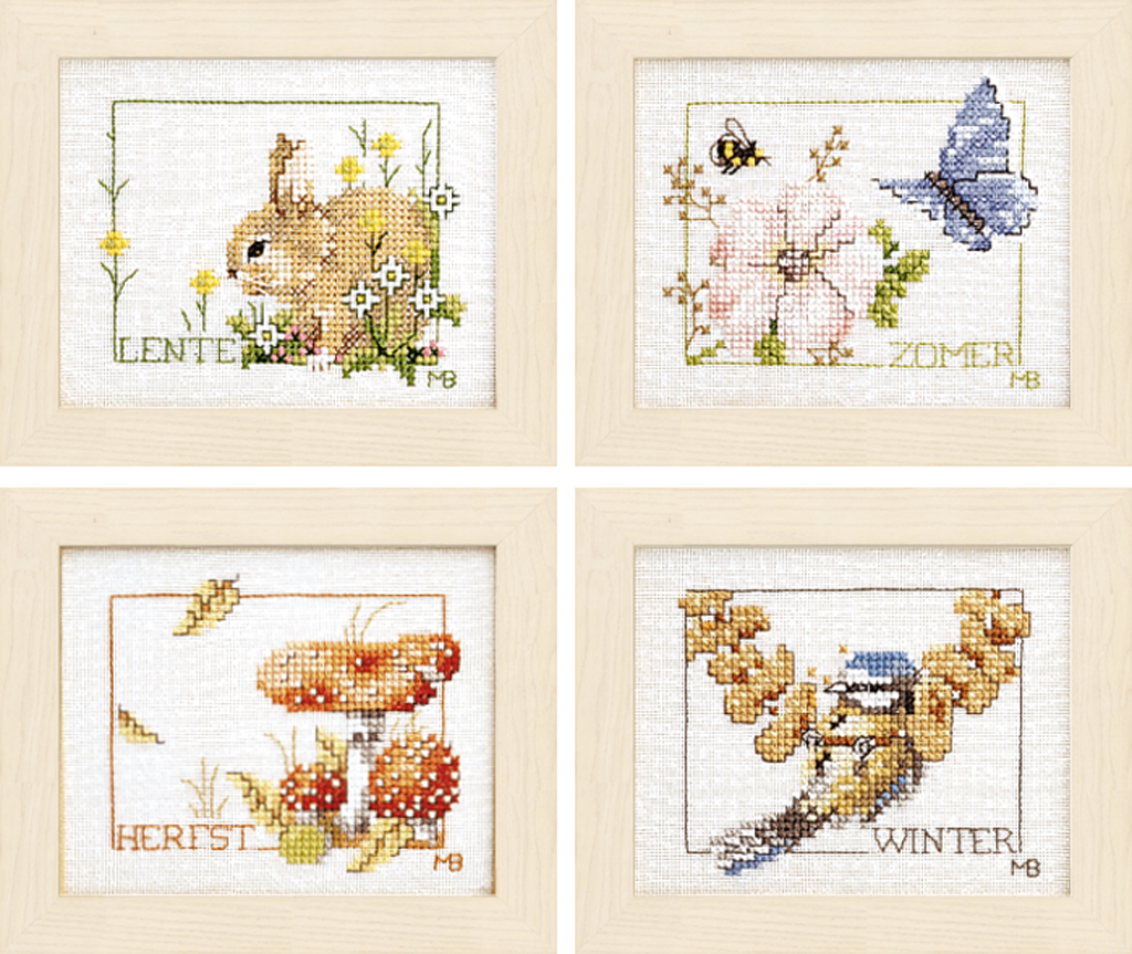 Lanarte ชุดปัก Four Seasons (Set 4 แบบ)