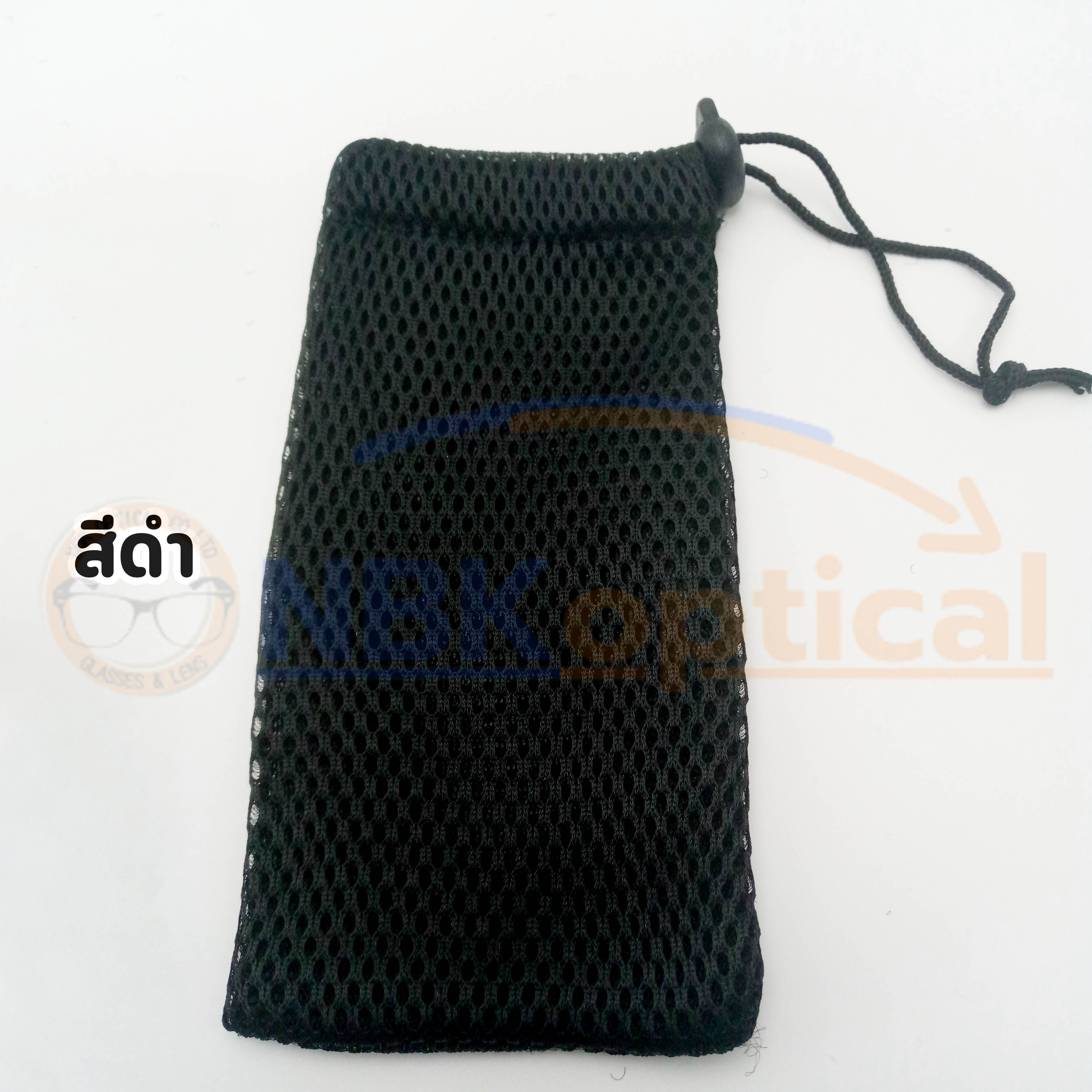ถุงผ้าใส่แว่นตา นุ่ม ลายตาข่าย หลากสี
