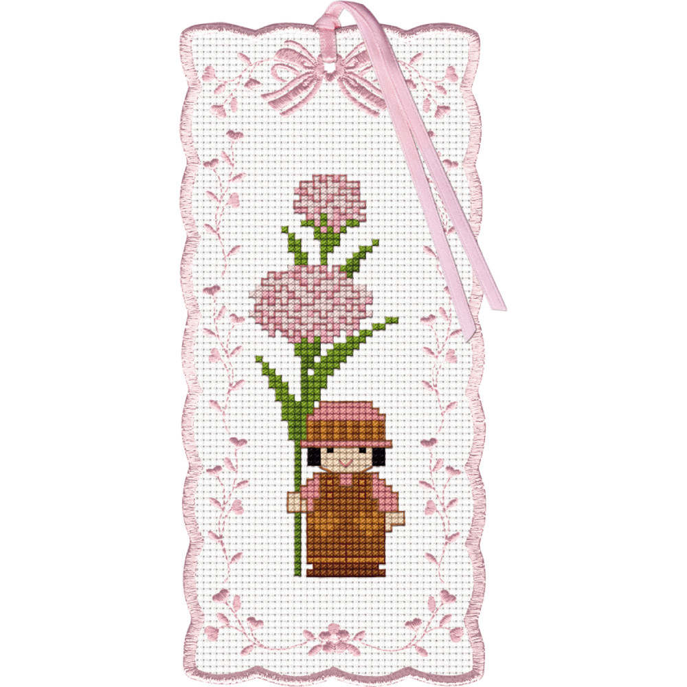 Pinn Bookmark หนูน้อยดอกคาร์เนชั่น