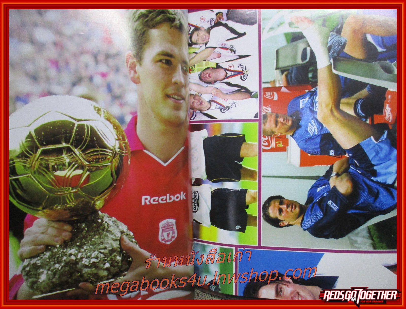 นิตยสารลิเวอร์พูลรายเดือน ฉบับที่81 ปี2545 มีโปสเตอร์ขนาดใหญ่