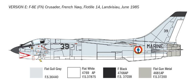 1/72 F-8E Crusader
