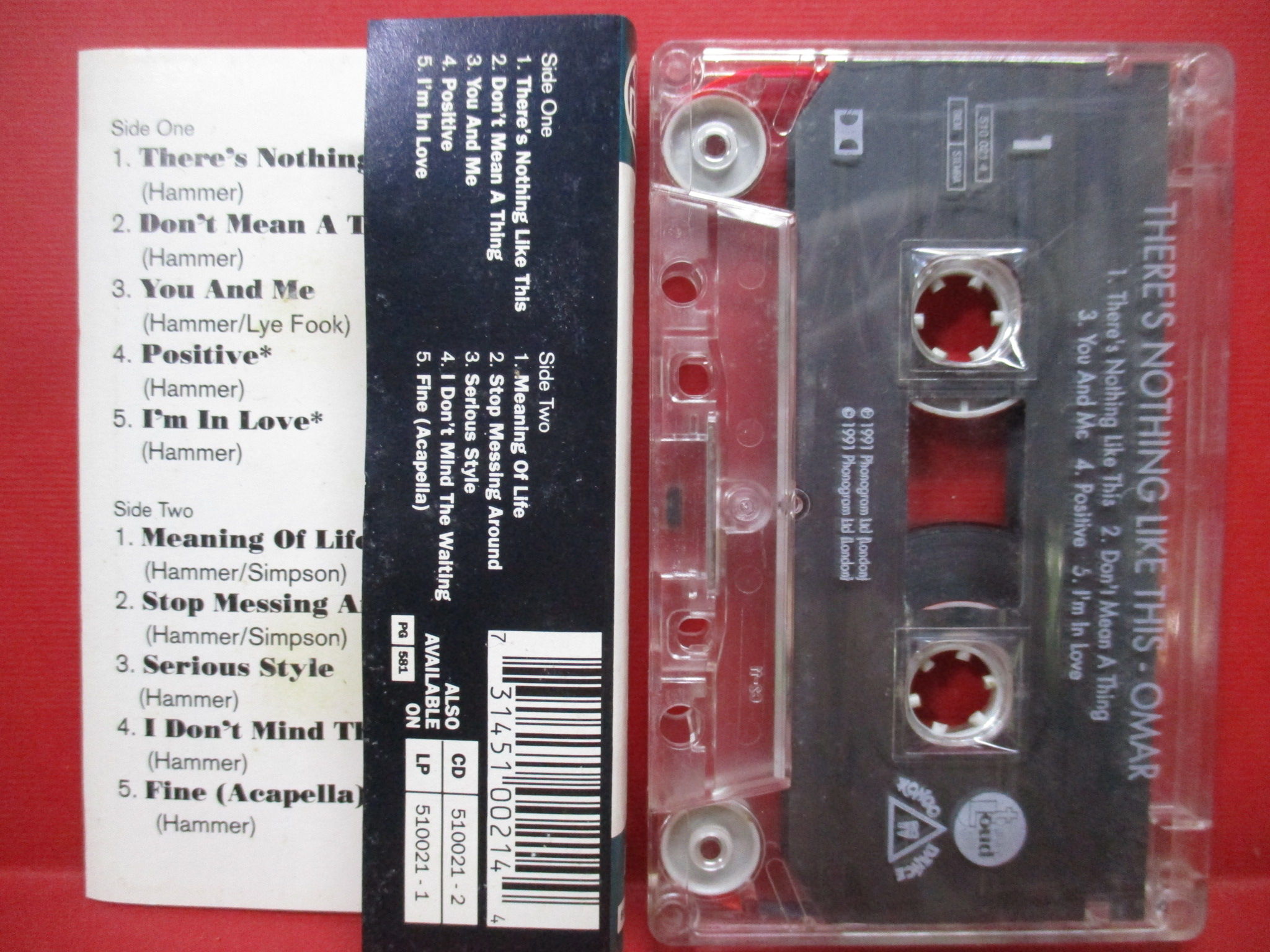 เทปเพลงสากล Omar - There's Nothing Like This