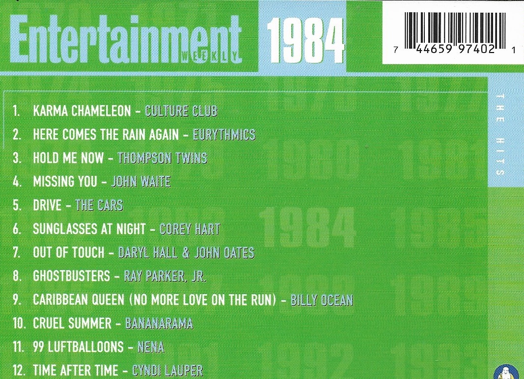 Used CD,Entertainment Weekly The Greatest Hits 1984 (A+)(Various Artists) (2000) (Japan)