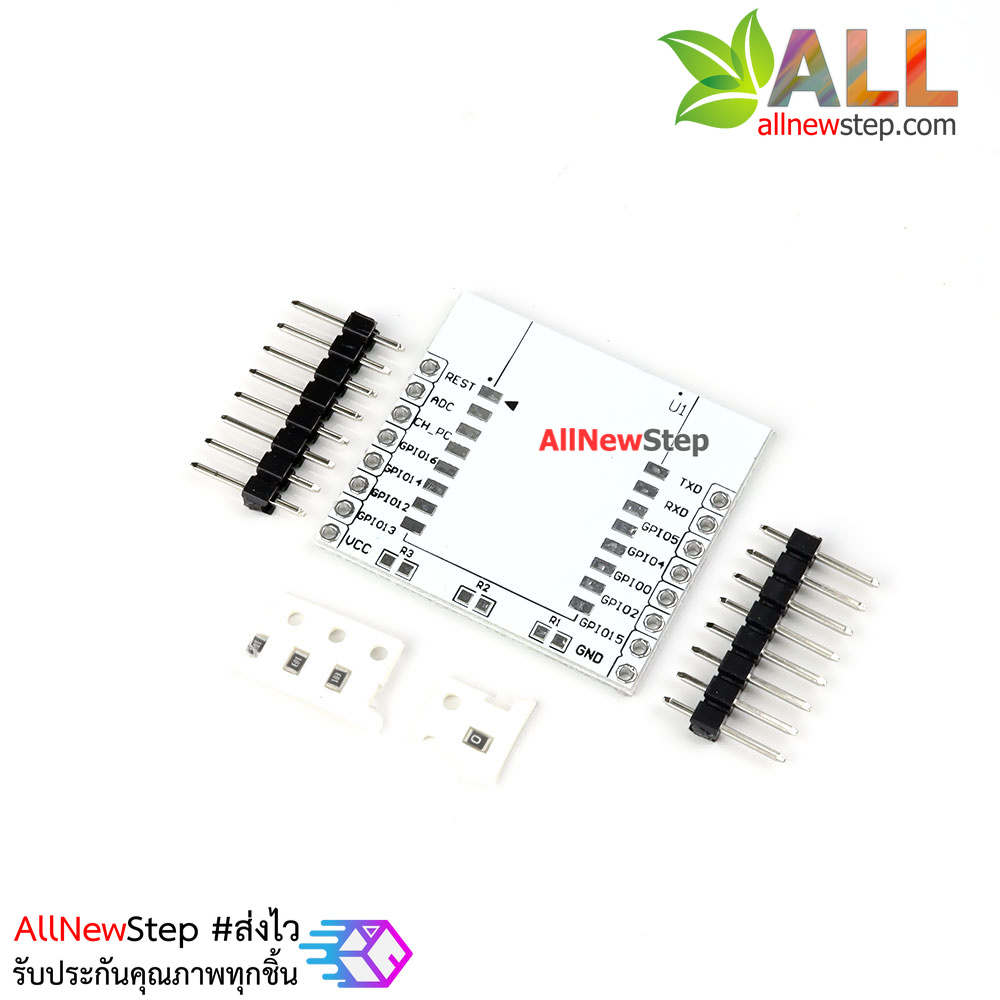 ESP8266 ESP-07 + Adapter Plate พร้อมขาก้างปลา