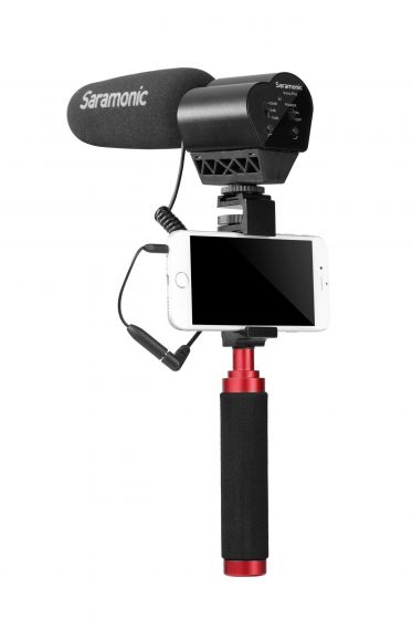 Saramonic SR-UC201 3.5mm Female TRS Microphone Adapter Cable to 3.5mm Male TRRS for iPhone, iPad, and Android Smartphones and Tablets