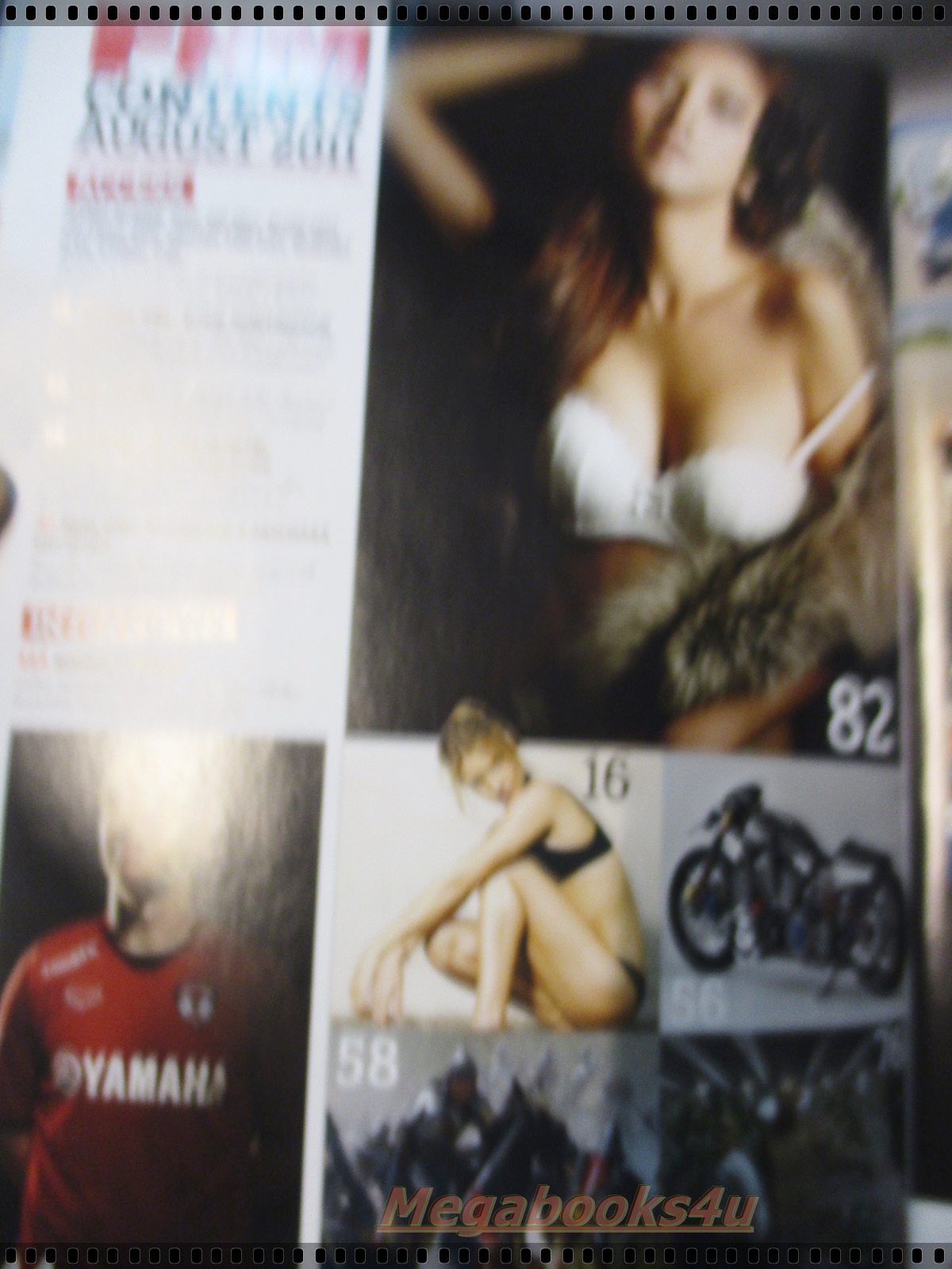 นิตยสารFHM ฉบับ100 AUG.2554 ปก อั้ม พัชราภา สภาพดี