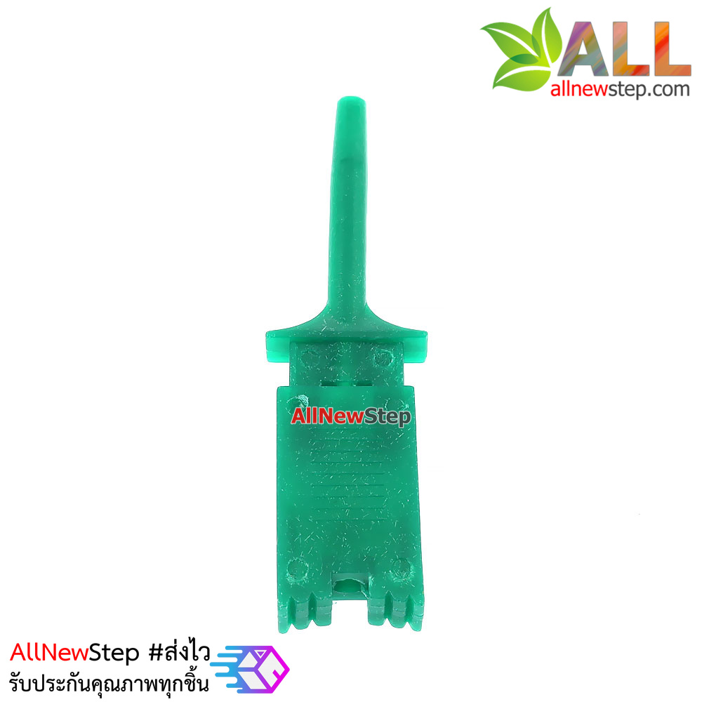 Hook test clip power test hook คลิปตะขอสายไฟทดสอบ สีเขียว