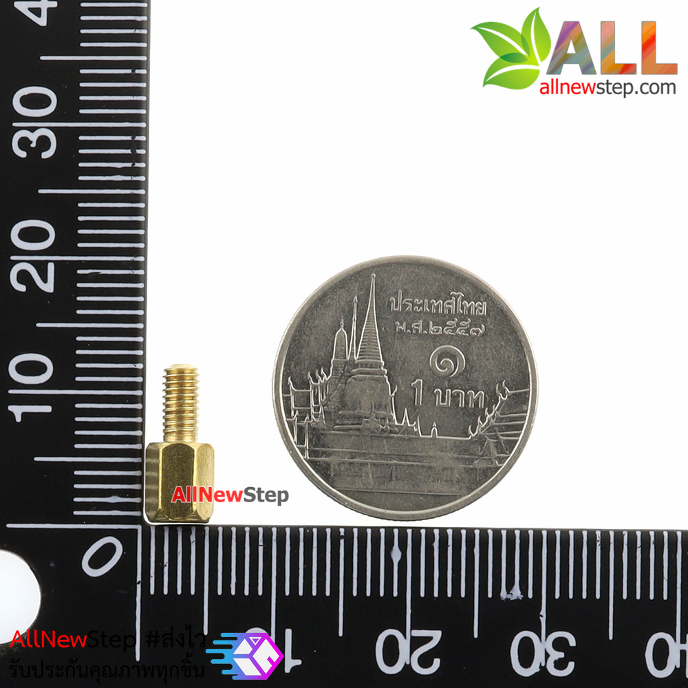 ชุดน็อต+สกรู M3 Pack Nut screw copper column 6+6 10+6 15+6 M3 nut 3x6 screw 6MM hollow 10MM hollow