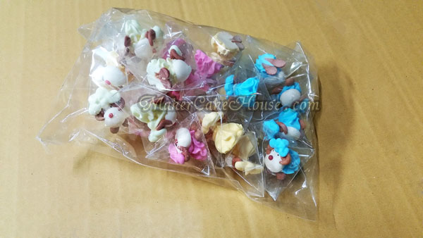 ตุ๊กตาไอซิ่งรูปแกะ ( 20 ชิ้น )