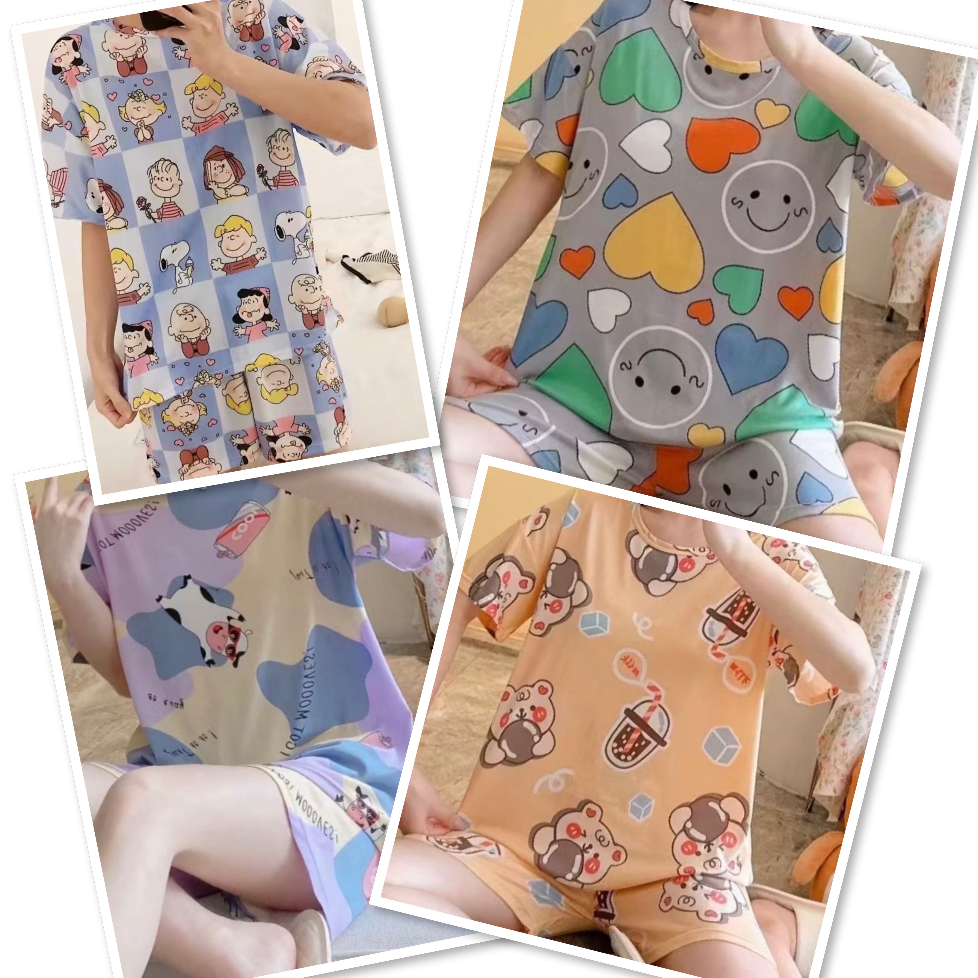 🌙 ชุดนอนเซ็ต 2 ชิ้น ใส่สบาย 🌙