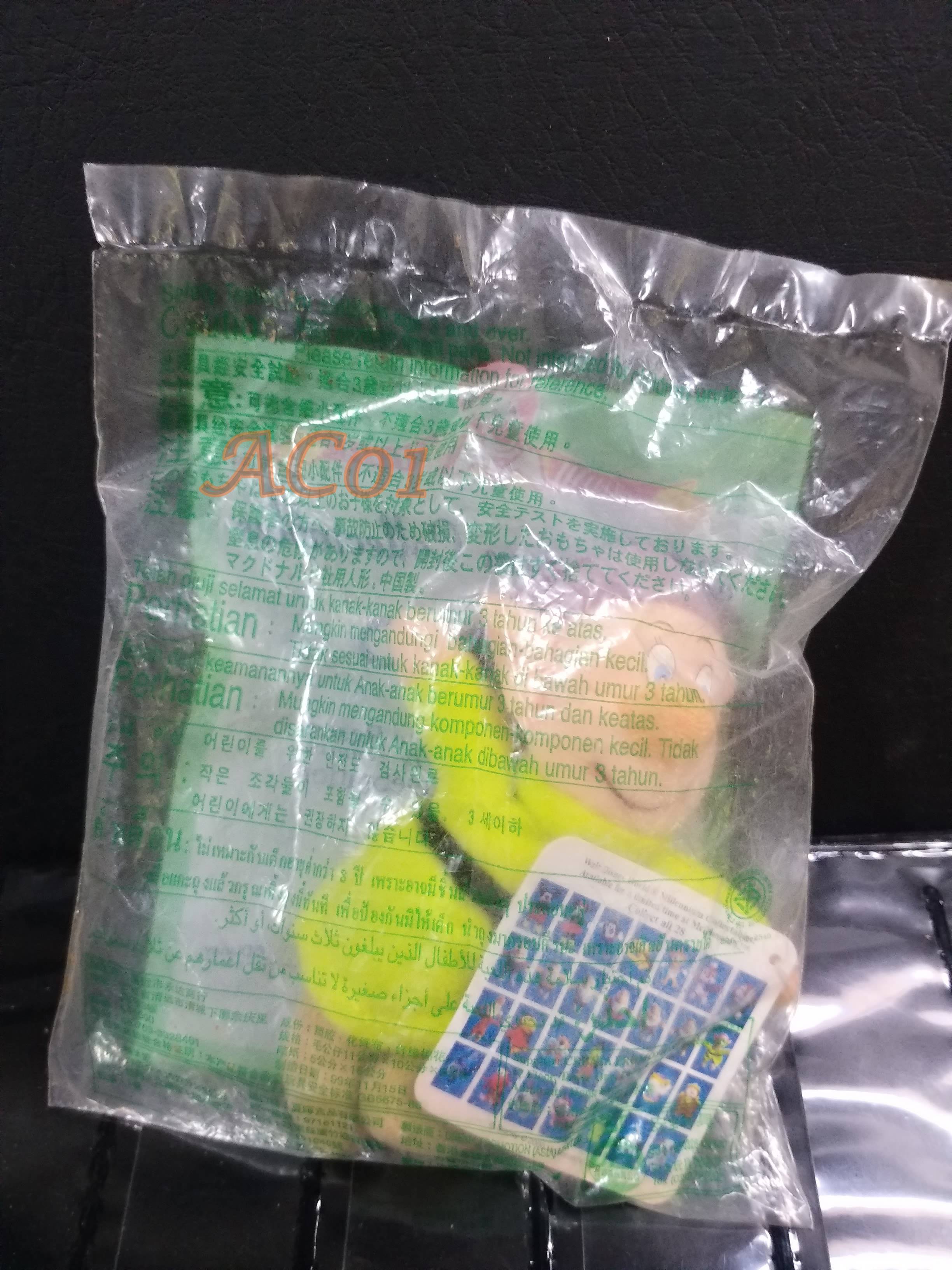 ของเล่นMcDonald's ของเล่นHappy Meal / Walt Disney World. Millennium Collectables - DOPEY / ในถุงเดิม ไม่แกะ ถุงเก่าหน่อย เก่าเก็บ