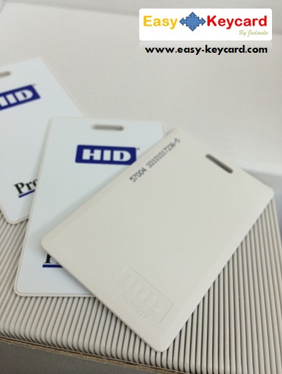 บัตรคีย์การ์ด HID ProxCard ®II (คลื่น 125khz) (แบบหนา)