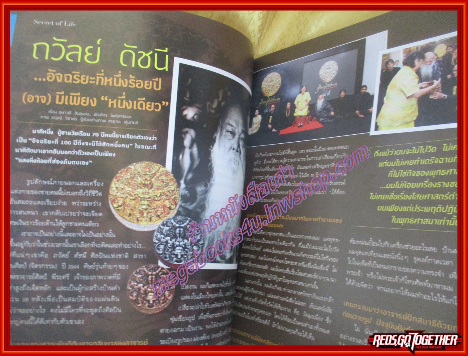 นิตยสารซีเคร็ต นิตยสารSECRET ฉบับที่110 ปี2556 ปก ถวัลย์ ดัชนี