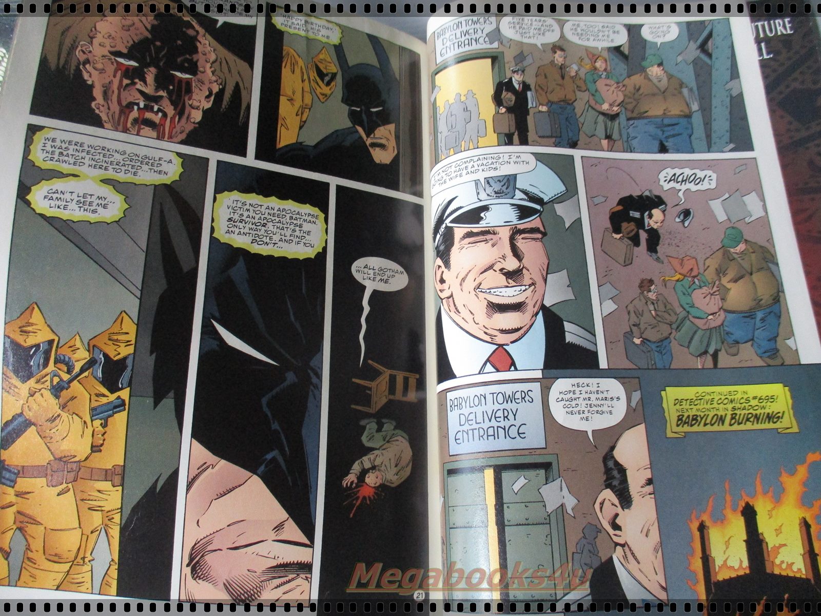 การ์ตูน DC comics การ์ตูนภาษาอังกฤษ แบทแมน BATMAN ฉบับที่ 48 ตอน SHADOW OF THE BAT/THE APOCALYPSE PLAGUE ปี2539