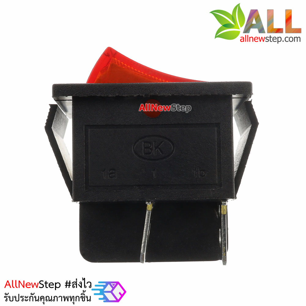 สวิตช์เปิดปิด 250VAC 15A High current switch 15A 250VAC สีแดง