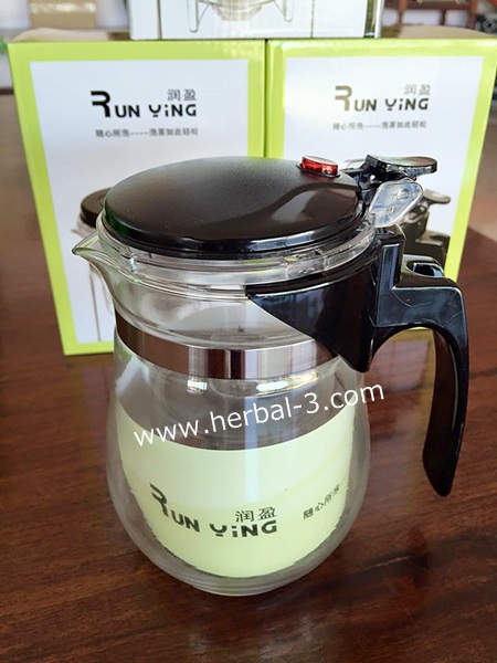 กาชงชาแบบกด ไส้กรอง (แบบใส) ขนาด 500 ml.