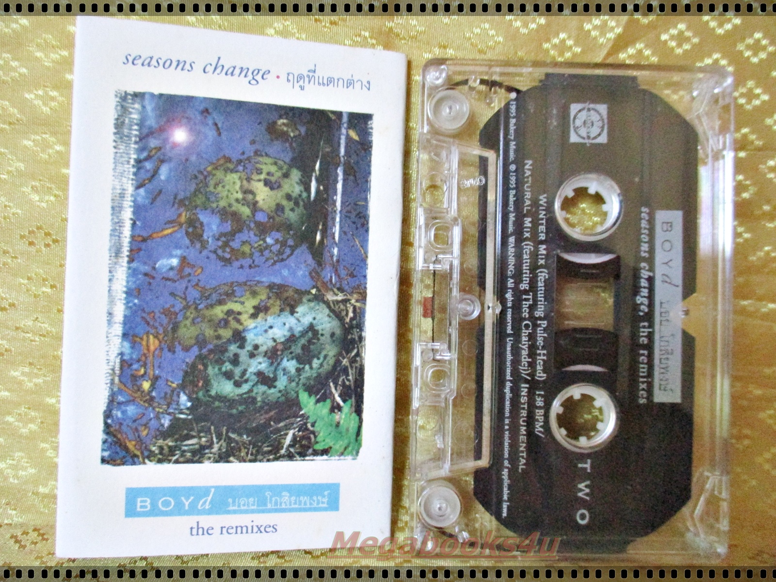 เทปเพลงไทยสากล บอย โกสิยพงษ์ BOYD KOSIYABONG อัลบั้ม ฤดูที่แตกต่าง