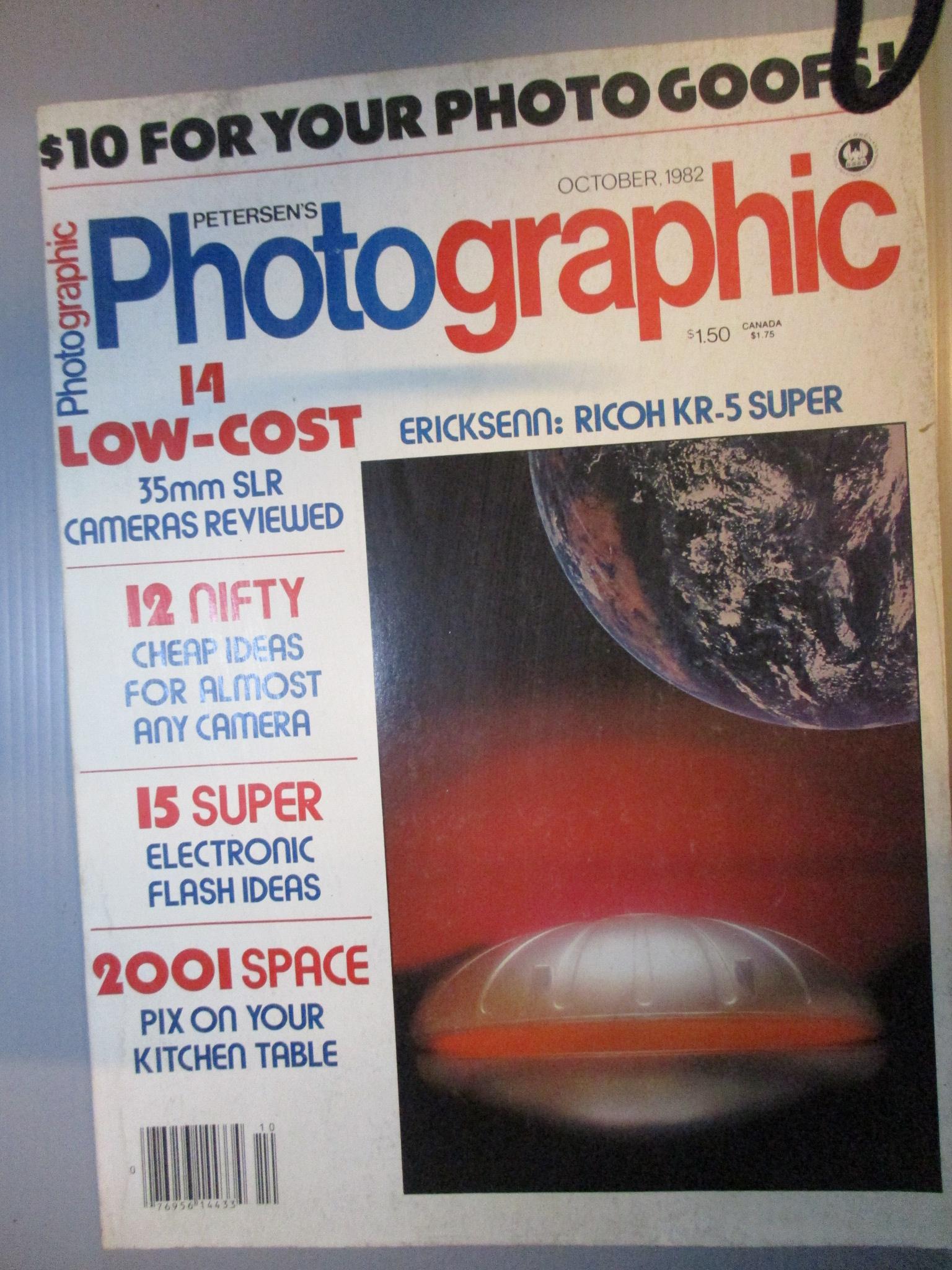 นิตยสารกล้องและการถ่ายภาพ PHOTOGRAPHIC ฉบับเดือน OCT 1982