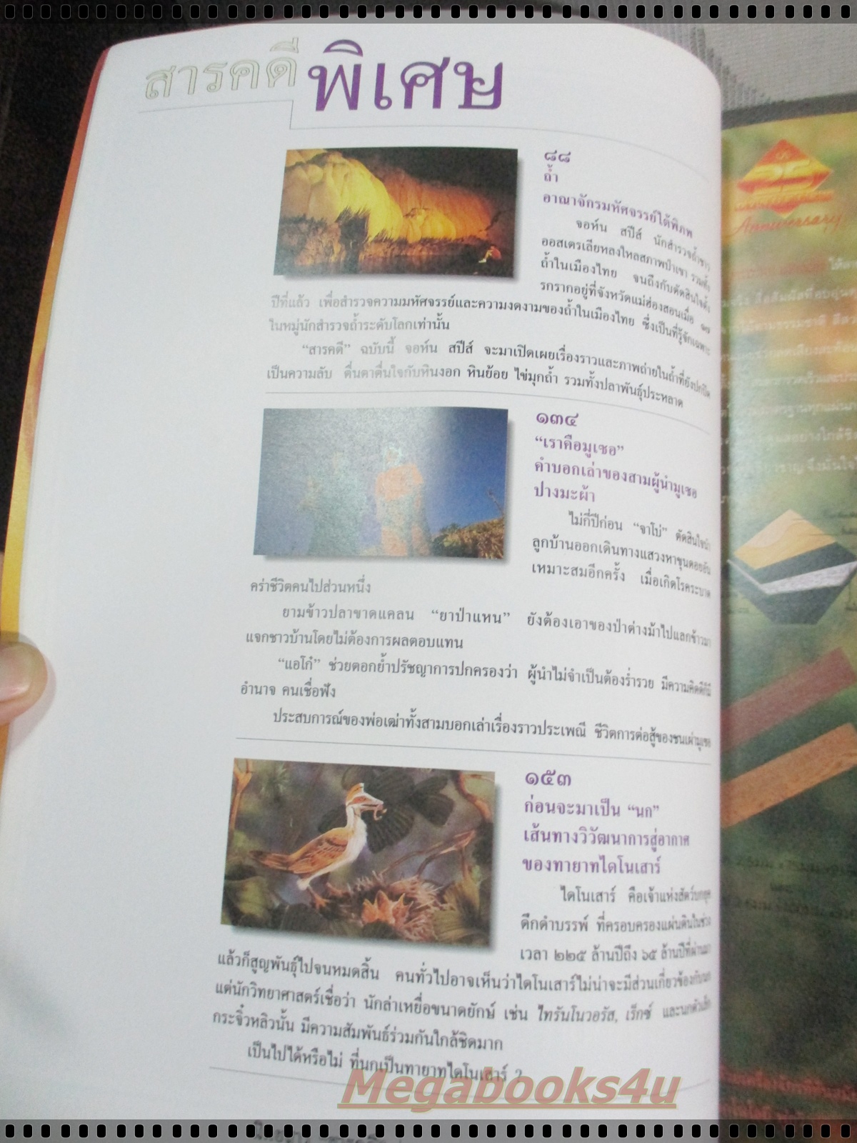 นิตยสารสารคดี ฉบับที่110 เมษายน 2537 ถ้ำ,มูเซอ,วิวัฒนการของนก,นนทบุรี