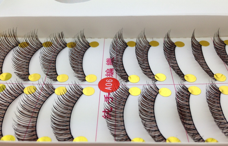 V-A06 ขนตาปลอม(ราคาส่ง)ดำ+สีน้ำตาล ขั้นต่ำ 15 เเพ็ค คละเเบบได้ ** ล๊อตขนน้ำตาลจะสีจืดนิดนึงคะ**