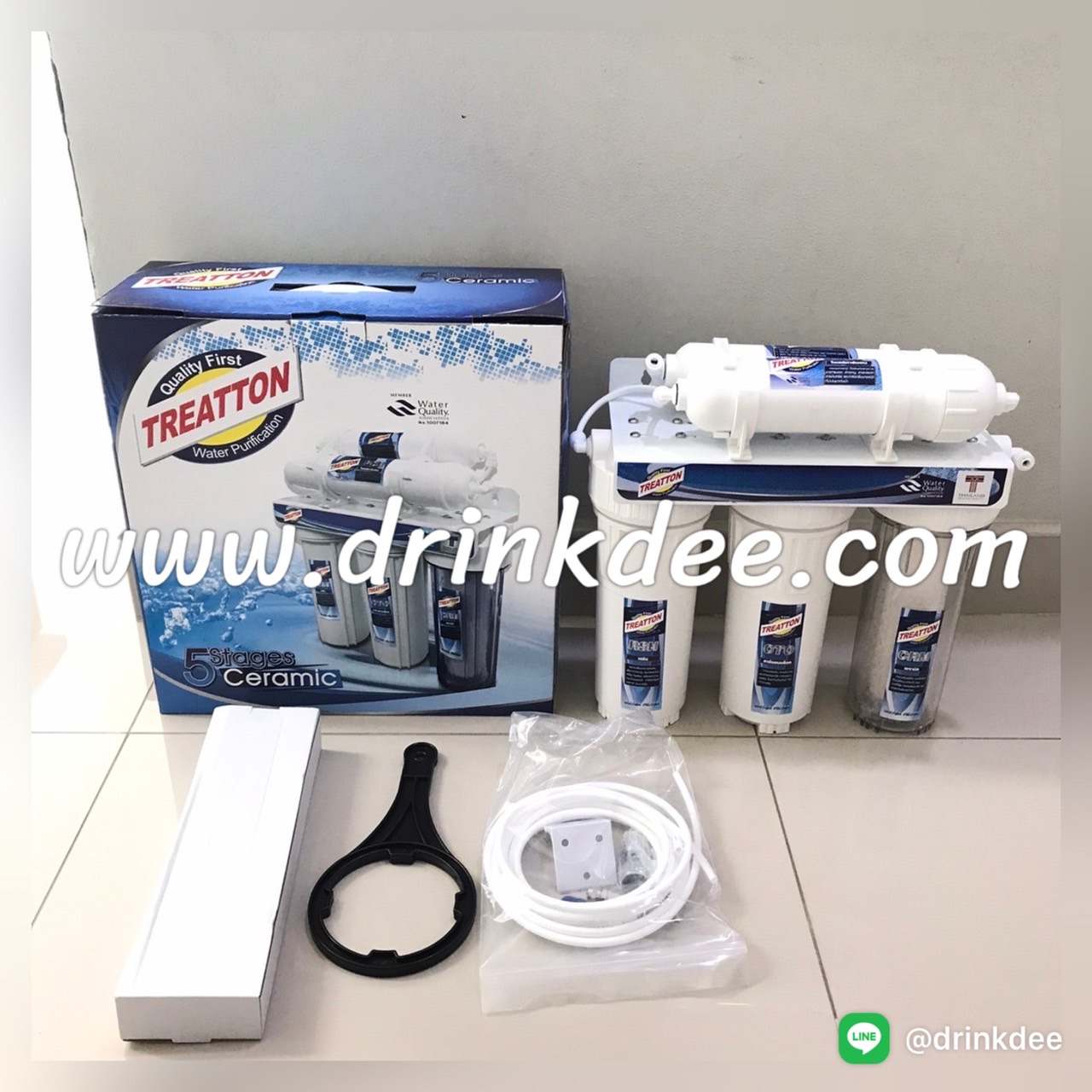 เครื่องกรองน้ำ 5 ขั้นตอน AQUATEK CERAMIC
