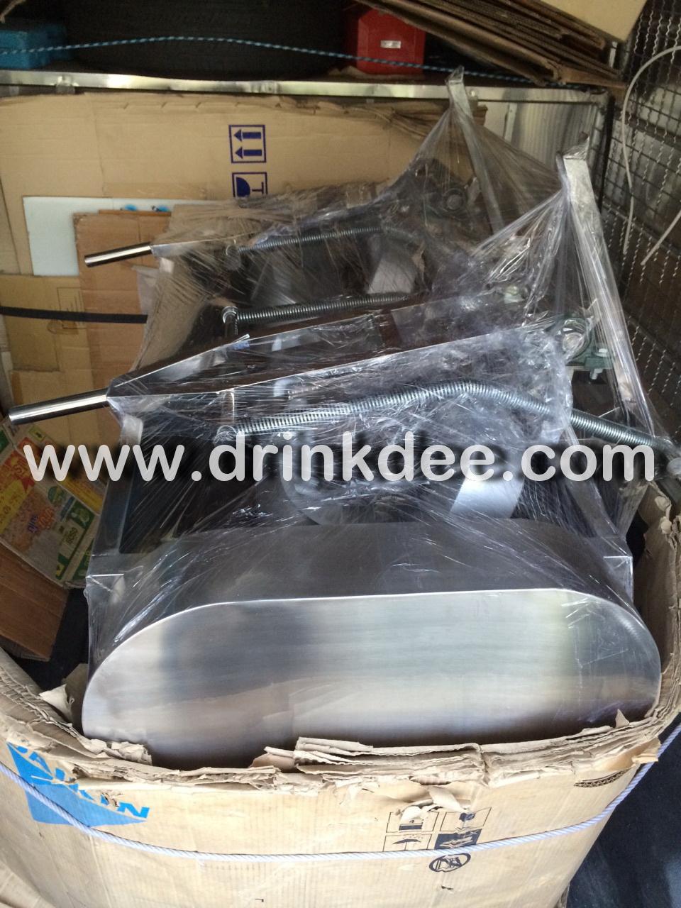 เครื่องล้างถังภายนอก 2 หัว (ขนแปรง)